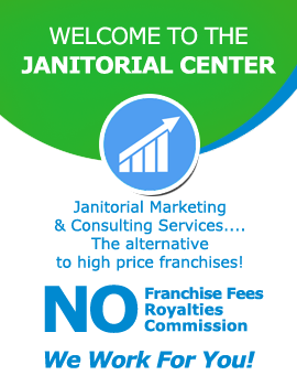 The Janitorial Center only charges one fee for our services. There is never any franchise fees or royalties to pay