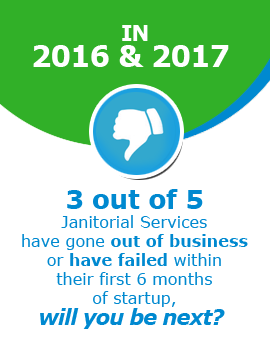 Don't be another failed cleaning service or make the mistake of buying into a franchise. At The Janitorial Center your success is our success!